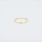 Single Prong Bubble Diamond Wedding Band – Dainty Nature Wedding Ring