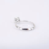 GIA Certified 1.1 Ct Bold Knife Edge Diamond Ring