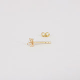 Large Diamond Trio Stud Earrings – Minimalist Cluster of Genuine Diamonds