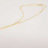 Dainty Handmade Diamond Gold Hand Chain - Graduated Genuine Minimalist Diamond Bracelet