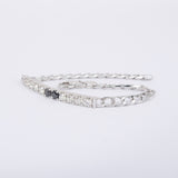 Men's Diamond Tennis Bracelet - "Yin and Yang"