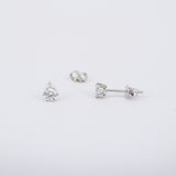Large Solitaire Diamond Studs (0.4 Ct) - Vintage 6 Prongs