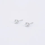 Large Solitaire Diamond Studs (0.4 Ct) - Vintage 6 Prongs