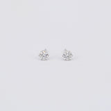 Large Solitaire Diamond Studs (0.4 Ct) - Vintage 6 Prongs