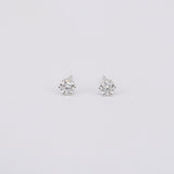 Large Solitaire Diamond Studs (0.4 Ct) - Vintage 6 Prongs