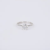 GIA Certified 1.1 Ct Bold Knife Edge Diamond Ring