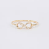 Natural Infinity Diamond Ring