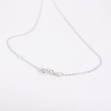 Floating 0.15 CT Diamond Solitaire Necklace – Simple Wedding Diamond Necklace – Dainty Genuine Diamond Pendant – Handmade Minimalist Jewelry