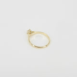 Vintage Style Diamond Engagement Ring – 6 Prongs GIA Certified Diamond Ring – April Birthstone – Handmade Wedding Jewelry