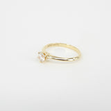 Vintage GIA Certified Diamond Engagement Ring - 6 Prongs