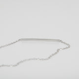 Minimalistic Black Diamond Bar Bracelet