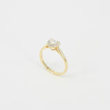 Heart Shaped Halo Diamond Engagement Ring - GIA certified Solitaire