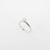 Vintage GIA Certified 0.25 Ct Diamond Engagement Ring