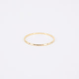 Thin Wedding Band for Couples - Handmade 18k Gold Pinky Ring