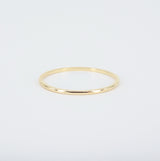Thin Wedding Band for Couples - Handmade 18k Gold Pinky Ring