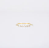 Marquise Diamond Wedding Band – Single Prong Bubble Diamond Ring