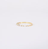 Marquise Diamond Wedding Band – Single Prong Bubble Diamond Ring