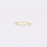 Marquise Diamond Wedding Band – Single Prong Bubble Diamond Ring