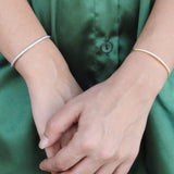 Natural Diamond Tennis Bangle Bracelet - 2.2 mm / 1.30 Ct.