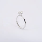 GIA Certified 1.1 Ct Bold Knife Edge Diamond Ring