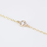 Bezel Diamond Hand Chain – Multi-Diamond Bracelet with Thicker Gold Chain – Layered Tennis Jewelry