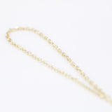 Bezel Diamond Hand Chain – Multi-Diamond Bracelet with Thicker Gold Chain – Layered Tennis Jewelry