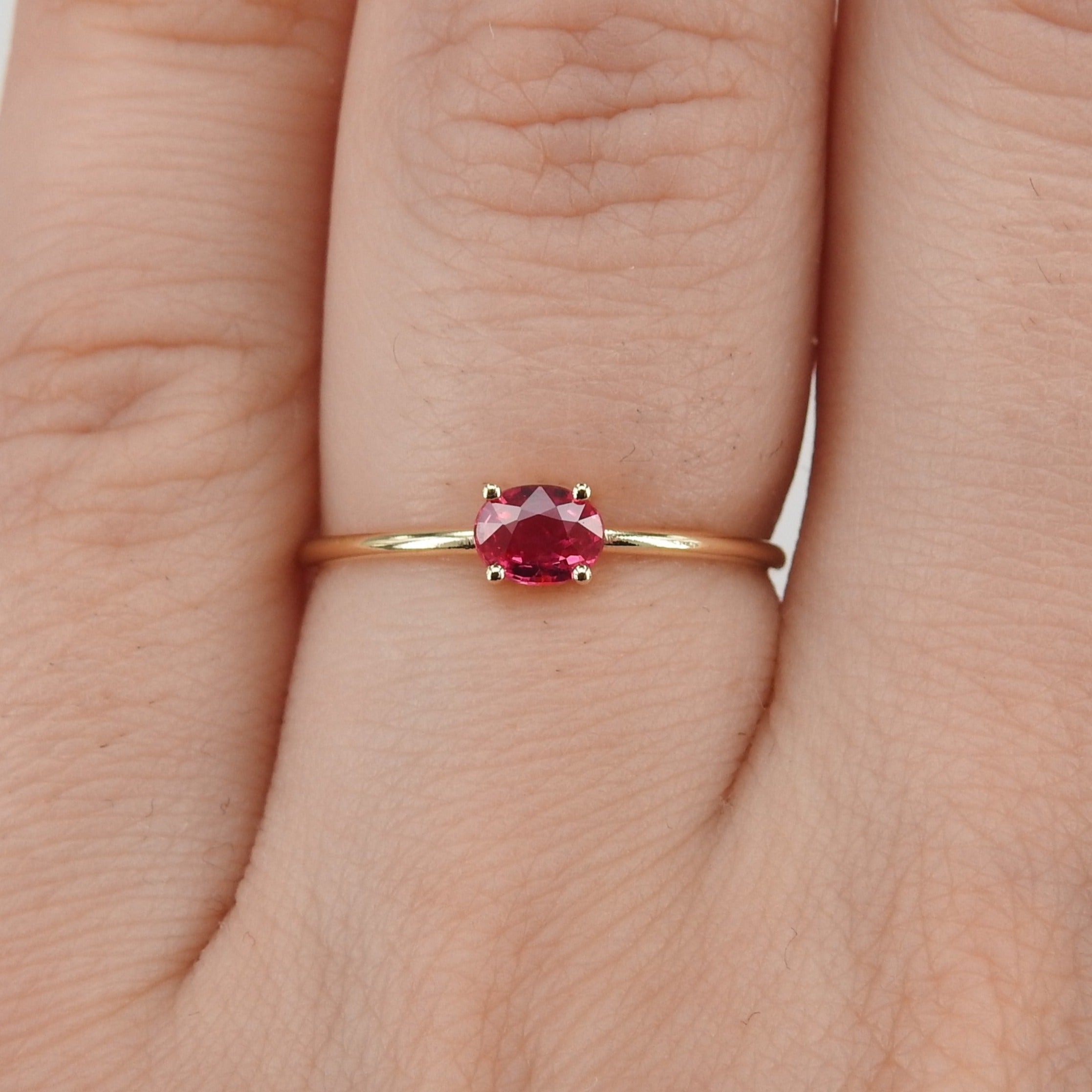 WOW!!!! Beautiful ruby outlet and Gold? Ring. Size 8