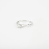 Vintage Style GIA Certified Diamond Engagement Ring - 0.30 Ct April Birthstone