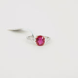 Ruby Engagement Ring - Unheated Mozambique