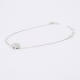 Nature Inspired Diamond Flower Illusion Bracelet