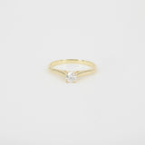 Vintage Style Diamond Engagement Ring – 6 Prongs GIA Certified Diamond Ring – April Birthstone – Handmade Wedding Jewelry