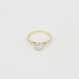Dazzling Halo Diamond Engagement Ring - Handmade Wedding Jewelry