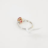 Ruby Engagement Ring - Unheated Mozambique