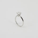 GIA Certified 0.9 Ct Diamond Solitaire Ring - April Birthstone