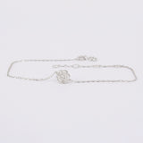 Nature Inspired Diamond Flower Illusion Bracelet