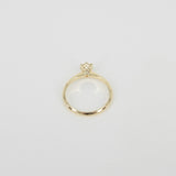 Vintage GIA Certified Diamond Engagement Ring - 6 Prongs