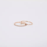 Dainty Minimalist V-Prong Diamond Engagement Ring