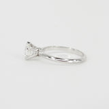 GIA Certified 0.9 Ct Diamond Solitaire Ring - April Birthstone
