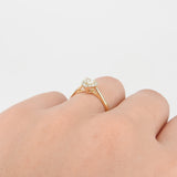 Heart Shaped Halo Diamond Engagement Ring - GIA certified Solitaire