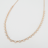 Graduated Bezel Diamond Necklace - Dainty Diamond Chocker