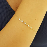 Dainty Diamond Bezel Tennis Bracelet