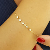 Dainty Diamond Bezel Tennis Bracelet