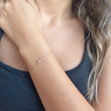 Celestial Genuine Diamond Cluster Bracelet