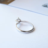 Branch Diamond Engagement Ring - Floating GIA Certified 0.7 Ct Diamond