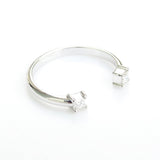 Toi et Moi Open Diamond Ring – Genuine Twin Princess Cut Diamond Ring