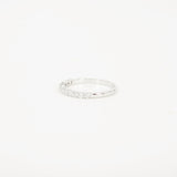2 mm Shared Prong Half Eternity Ring – Dainty Diamond Wedding Band