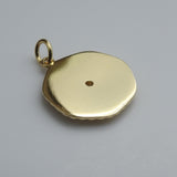 Sunshine Gold Pendant • Diamond necklace • Trendy Gold Necklace • You are my Sunshine Necklace • Vintage Necklace