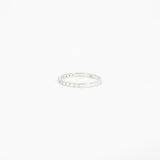 2 mm Half Eternity Pave Diamond Band – Stacking Wedding Band