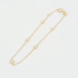 Dainty Spaced Diamond Bezel Tennis Bracelet