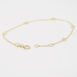 Dainty Spaced Diamond Bezel Tennis Bracelet